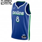 Maillot NBA Dallas Mavericks Josh Green 8 Nike 2022-23 City Edition Bleu Swingman - Enfant